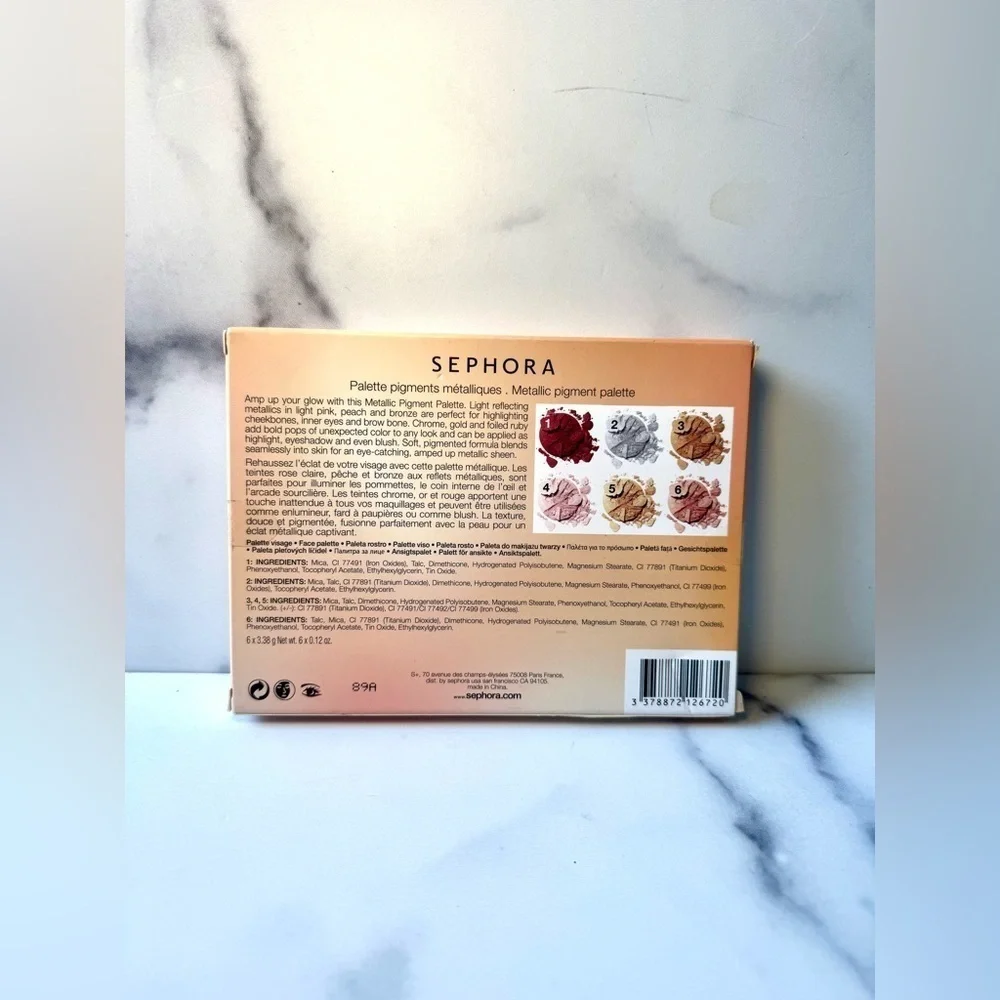 NEW Sephora Collection Metallic Pigment Palette – Limited Edition, Sealed
